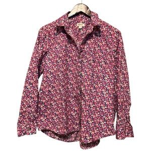 Ditsy Floral Pink Women’s Shirt Petite M